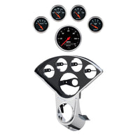 Autometer Designer Black Direct Fit Dash Kit 55-59 Chevy Truck (1 x 3-3/8in. / 4 x 2-1/16in.)