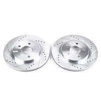 PowerStop Power Stop 05-14 Ford Mustang Rear Evolution Drilled & Slotted Rotors - Pair