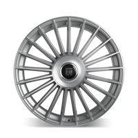 Touren 3610 TR10 24x10 / 6x135/139.7 BP / 25mm Offset / 87.1mm Hub Satin Silver Machined Wheel