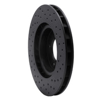 R1 Concepts R1 95-02 BMW M3 Right Front Drilled Black Brake Rotor