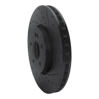 R1 Concepts R1 19-26 Mercedes-Benz A220 Front Right Drilled & Slotted Black Brake Rotor