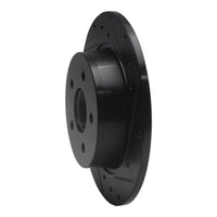 R1 Concepts R1 06-12 Mercedes-Benz R320 Rear Right Drilled & Slotted Black Brake Rotor