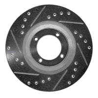 R1 Concepts R1 83-89 Isuzu Impulse Front Left Drilled & Slotted Silver Brake Rotor