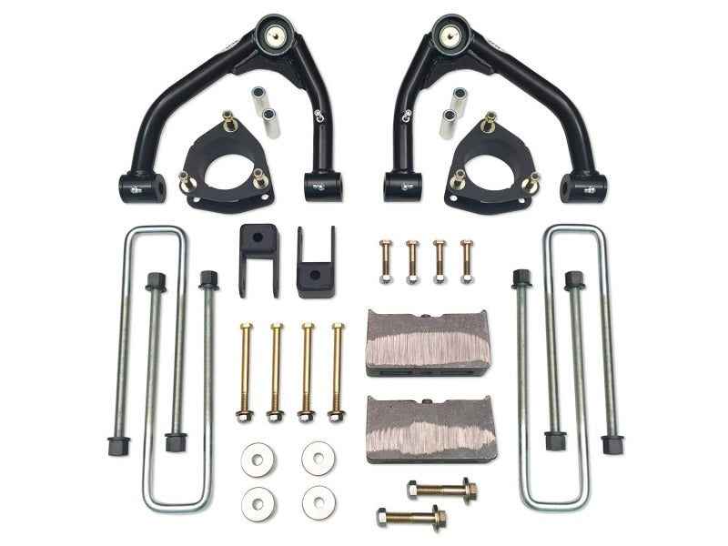 Tuff Country 14-18 Silverado 1500 4wd 4in Uni-Ball Lift Kt (Alum/Stmpd 2 Pc Stl Up Cntrl Arm SX8000)