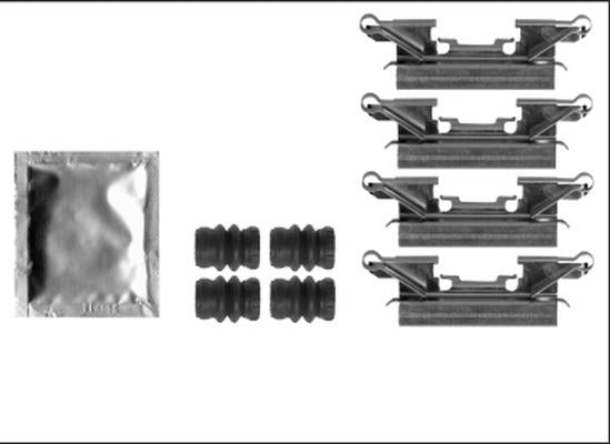 TEXTAR 82539800 Brake Pad Fitting Kit