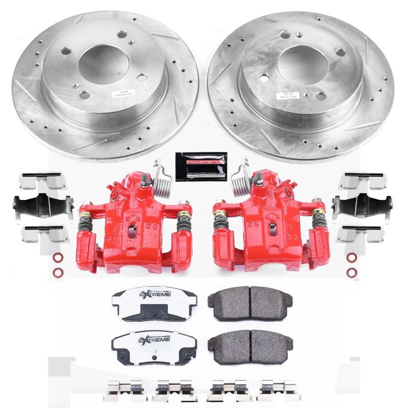 PowerStop Power Stop 01-02 Infiniti G20 Rear Z26 Street Warrior Brake Kit w/Calipers