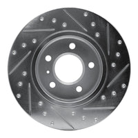 R1 Concepts R1 05-05 Buick TERRAZA Rear Left Drilled & Slotted Silver Brake Rotor