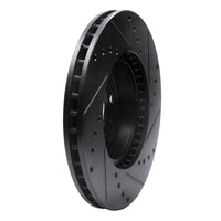 R1 Concepts R1 91-95 Volvo 780 Front Left Drilled & Slotted Black Brake Rotor