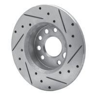R1 Concepts R1 82-82 Buick SKYHAWK Front Left Drilled & Slotted Silver Brake Rotor