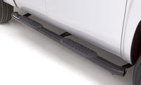 Lund 03-09 Dodge Ram 2500 Quad Cab 4in. Oval Curved Steel Nerf Bars - Black