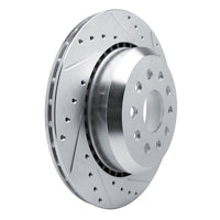 R1 Concepts R1 20-25 Jeep Gladiator Rear Right Drilled & Slotted Silver Brake Rotor