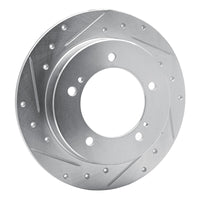 R1 Concepts R1 83-98 Chevrolet Tracker Front Right Drilled & Slotted Silver Brake Rotor