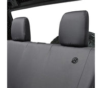 Bestop 08-12 Jeep Wrangler JK 4-Door Rear Seat Covers (Black Diamond)