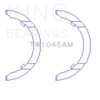King Engine Bearings 1798 Audi CDAA/CDHA/CDHB/CDAB Thrust Washer Set