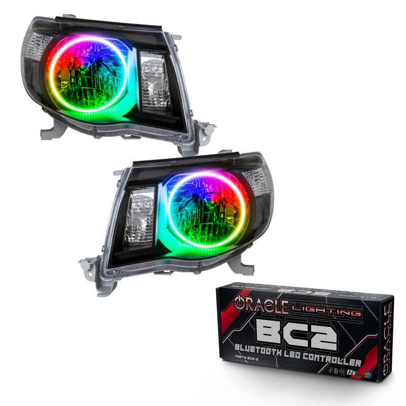 ORACLE Lighting Oracle 05-11 Toyota Tacoma SMD HL - Black - ColorSHIFT w/ BC1 Controller
