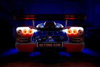 ORACLE Lighting Oracle Ultima GTR LED Waterproof Tail Light Halo Kit - 4 Rings - Red