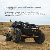 R1 Concepts R1 03-07 Chevrolet Silverado 1500 Classic Rear Super Duty Pads & Hardware Kit