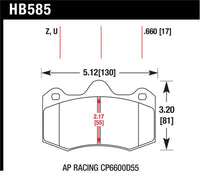 Hawk Performance Ceramic Street Brake Pads
