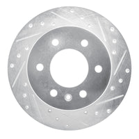 R1 Concepts R1 06-18 Dodge Sprinter 3500 Rear Right Drilled & Slotted Silver Brake Rotor