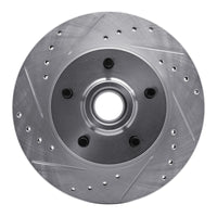R1 Concepts R1 1988-1991 Chevrolet C1500 Front Left Drilled & Slotted Silver Brake Rotor