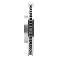 R1 Concepts R1 97-01 Cadillac CATERA Front Left Drilled & Slotted Silver Brake Rotor