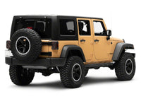 Raxiom 07-18 Jeep Wrangler JK Axial Series Trident LED Tail Lights- Black Housing (Clear Lens)