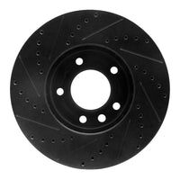 R1 Concepts R1 08-18 Mercedes-Benz G500 (USA/Canada) Front Right Drilled & Slotted Black Brake Rotor