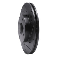 R1 Concepts R1 98-99 Acura CL Front Right Drilled & Slotted Black Brake Rotor