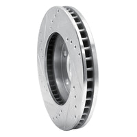 R1 Concepts R1 87-90 Chrysler Town & Country Front Right Drilled & Slotted Silver Brake Rotor