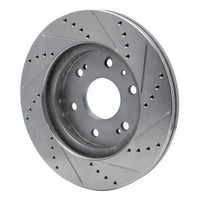 R1 Concepts R1 09-20 Chevrolet TAHOE Front Left Drilled & Slotted Silver Brake Rotor