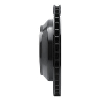 R1 Concepts R1 03-18 Audi Q7 Rear Left Drilled & Slotted Black Brake Rotor