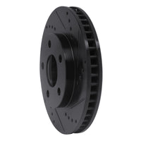 R1 Concepts R1 97-05 Buick Century Front Right Drilled & Slotted Black Brake Rotor