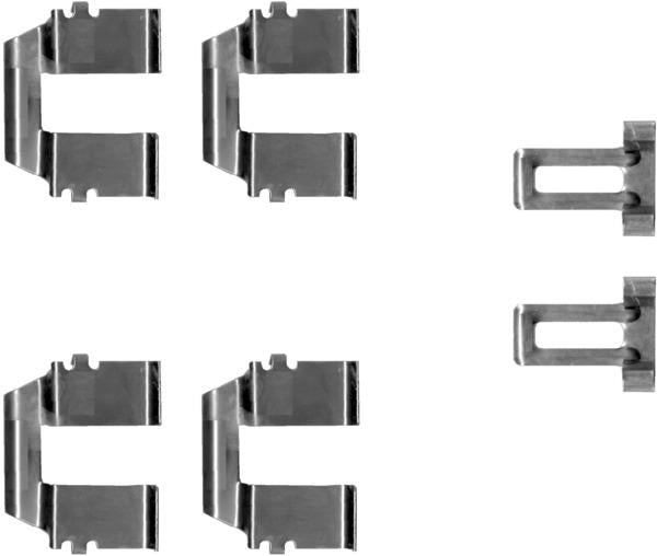 TEXTAR 82059600 Brake Pad Fitting Kit