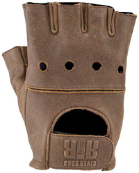 Kuryakyn Leather By River Road Buster Vintage Shorty Gloves Black - 3XL