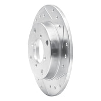 R1 Concepts R1 89-94 Suzuki SWIFT Rear Right Drilled & Slotted Silver Brake Rotor
