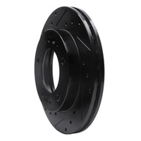 R1 Concepts R1 95-02 Kia Sportage (USA/Canada) Front Left Drilled & Slotted Black Brake Rotor