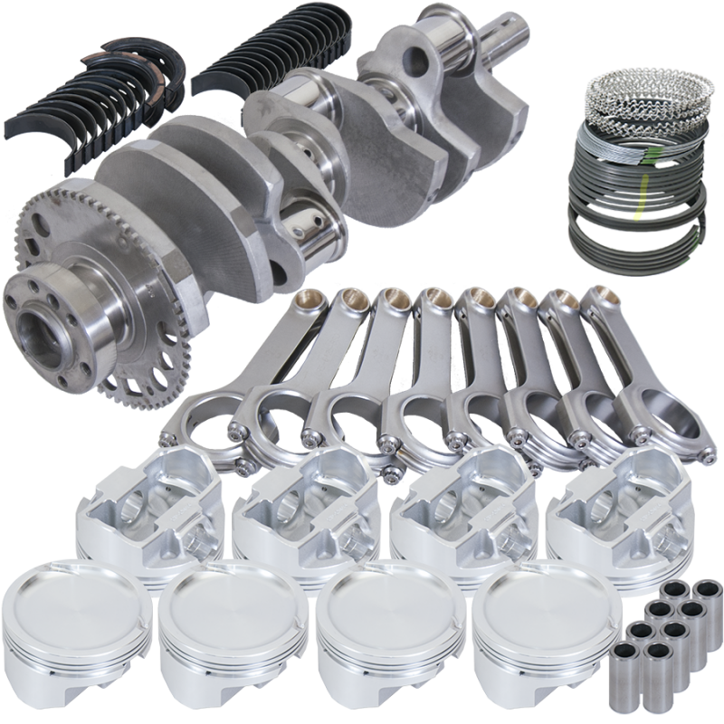 Eagle Chevy LS 4.8/5.3 4.000in Crank 58 Tth Rlctor 6.125in H-Beam 3.810in Pistons Rotating Assembly