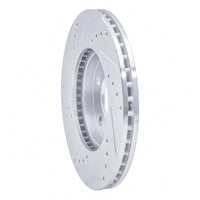 R1 Concepts R1 00-05 Chrysler Neon Front Right Drilled & Slotted Silver Brake Rotor