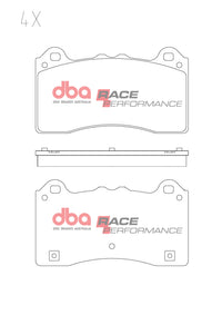 DBA 17-19 Ford Focus RS Front RP Performance Brake Pads