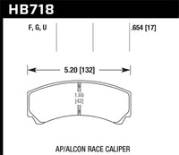 Hawk Performance Hawk AP Racing DTC-30 Race Brake Pads