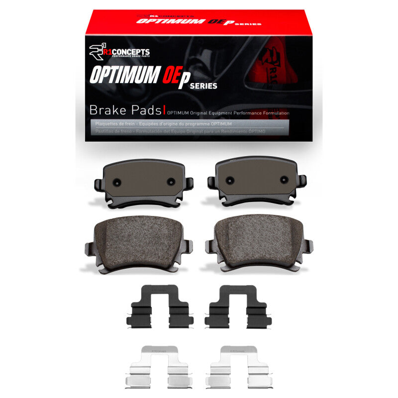 R1 Concepts R1 2005-2011 Audi A3 Rear R1 Optimum OE Pads & Hardware Kit