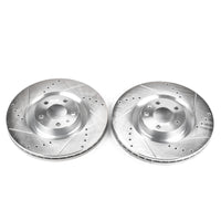 PowerStop Power Stop 04-09 Audi S4 Front Evolution Drilled & Slotted Rotors - Pair