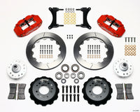 Wilwood Narrow Superlite 6R Front Hub Kit 12.88in Red 79-87 GM G Body