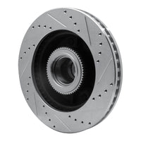 R1 Concepts R1 06-12 Ford F-250 2WD (Super Duty) Front Left Drilled & Slotted Silver Brake Rotor