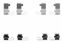 TEXTAR 82502500 Brake Pad Fitting Kit