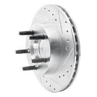 R1 Concepts R1 93-94 Ford Explorer Front Right Drilled & Slotted Silver Brake Rotor