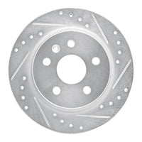 R1 Concepts R1 11-22 Buick Encore Rear Right Drilled & Slotted Silver Brake Rotor