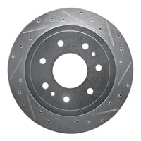 R1 Concepts R1 04-11 Ford F-150 RWD Rear Right Drilled & Slotted Silver Brake Rotor