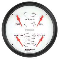 Autometer Phantom Quad 5in. Gauge 240OHm (E) - 33Ohm (F) Electric