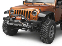 Raxiom 97-18 Jeep Wrangler TJ & JK 6-LED Headlights w/ Partial Halo- Black Housing (Clear Lens)